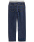 Фото #5 товара Kid Drawstring Pull-On Jeans - Dark Blue 5