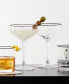 Cheers to Us Dirty Neat Martini Glasses Set, 2 Piece