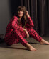 Фото #5 товара Woman's 2-Pc. Long-Sleeve Jogger Pajamas Set