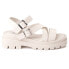 Dirty Laundry Khan Strappy Womens White Casual Sandals KHAN-130
