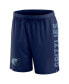 Фото #1 товара Men's Navy Memphis Grizzlies Post Up Mesh Shorts