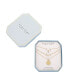 Фото #2 товара Unwritten 14K Gold Flash-Plated 3-Pieces Imitation Pearl and Genuine Crystal Layered Pendants Set