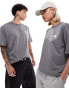 The North Face Exotic Days backprint oversized t-shirt in grey grau, XL - фото #2