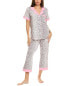 Bedhead Pajamas 2Pc Shirt & Crop Pant Set Women's