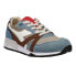 Фото #2 товара Diadora N9000 H Ita Lace Up Mens Blue, Brown, Grey Sneakers Casual Shoes 172782