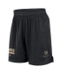 Фото #3 товара Men's Black New Orleans Saints 2024 Sideline Performance Mesh Shorts