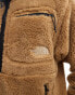 The North Face Extreme Pile 1/4 zip fleece jacket in brown