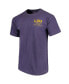 Фото #3 товара Men's Purple LSU Tigers Comfort Colors Campus Icon T-shirt