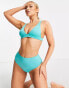 Фото #1 товара Nike Swimming high waist cheeky bottom in blue