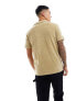 Фото #7 товара Polo Ralph Lauren icon logo pocket spa terry polo in beige