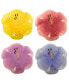 Фото #1 товара Hummingbirds Set of 4 3-D Floral Dessert Plates, 4 Asst