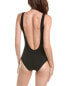 Фото #2 товара Lisa Marie Fernandez Scallop Button Down One-Piece Women's