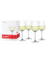 Фото #2 товара Style White Wine Glasses, Set of 4, 15.5 Oz