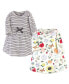 Фото #1 товара Infant Girl Organic Cotton Long-Sleeve Dresses 2pk, Flutter Garden