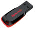 Фото #9 товара USB Flash диск Sandisk Cruzer Blade - 64 ГБ - USB Тип-A - 2.0 - Без крышки - 2,5 г - Черный - Красный