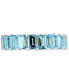 Фото #2 товара Кольцо EFFY Blue Topaz Emerald-Cut Band