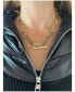 Фото #3 товара Rivka Friedman paper Clip Chain + Cubic Zirconia Toggle Necklace
