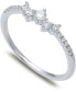 Cubic Zirconia Scatter Band in Sterling Silver, Created for Macy's