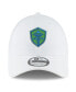 Фото #4 товара Men's White Seattle Sounders FC Primary Logo 9FORTY Adjustable Hat