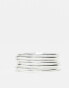 Weekday delicate ring 7-pack in silver