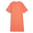 Puma Classics Ribbed Short Sleeve T-Shirt Dress Womens Size S Casual 62140560