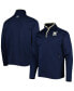 Фото #2 товара Men's Navy Navy Midshipmen Rebound Quarter-Snap Jacket