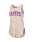 Women's White Los Angeles Lakers Sunray Tank Top M - фото #3