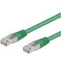 Wentronic CAT 5e Patch Cable - F/UTP - green - 10 m - 10 m - Cat5e - F/UTP (FTP) - RJ-45 - RJ-45