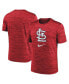 Фото #1 товара Men's Red St. Louis Cardinals Logo Velocity Performance T-shirt