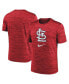 Men's Red St. Louis Cardinals Logo Velocity Performance T-shirt