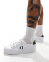 Фото #1 товара Fred Perry B721 leather trainers in white and green