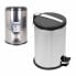 Waste bin Confortime Silver 20 L (29 x 29 x 44 cm)