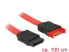 Фото #1 товара Delock 83956 - 1 m - SATA 7-pin - SATA 7-pin - Male/Female - Black,Red - Straight