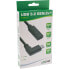 Фото #2 товара InLine USB 3.2 Gen.1x2 Cable - USB-C male angled / female - black - 2m
