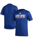 Фото #1 товара Men's Royal Kansas Jayhawks Football Practice AEROREADY Pregame T-shirt