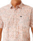 ფოტო #6 პროდუქტის Men's Floral Reef Short Sleeve Shirt