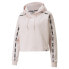 Puma Power Tape Cropped Pullover Hoodie Womens Size XL Casual Outerwear 8490931