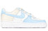 【定制球鞋】 Nike Air Force 1 Low "07 合成革 低帮 魔法药水 清新 百搭 低帮 板鞋 男款 白蓝 / Кроссовки Nike Air Force CW2288-111