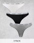 Фото #2 товара Calvin Klein 3 pack modern logo bikini brief in multi