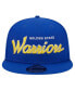 ფოტო #4 პროდუქტის Men's Royal Golden State Warriors Evergreen Script Side Patch 9FIFTY Snapback Hat