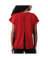 ფოტო #2 პროდუქტის Women's Red Tampa Bay Buccaneers Abigail Back Slit T-Shirt