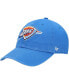 Фото #5 товара Men's Blue Oklahoma City Thunder Team Clean Up Adjustable Hat
