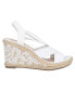 Фото #2 товара Women's Tiyasa Embroidered Platform Wedge Sandals