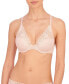 Natori 297803 Full Figure Convertible Contour Underwire Bra (Cameo Rose, 30DDD)