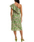 Flora Bea Nyc Adalyn Midi Dress Women's Green S