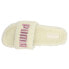 Фото #4 товара Puma Leadcat 2.0 Sherpa Slide Womens Pink, White Sneakers Casual Shoes 385161-0