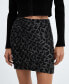 Women's Ruched Lurex Skirt