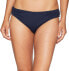 Фото #1 товара MICHAEL Michael Kors Women's 182277 Side Shirred Bikini Bottom Swimwear Size M