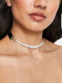Фото #1 товара ASOS DESIGN choker necklace with pearl detail