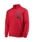 Men's Red Atlanta Falcons Heisman Quarter-Zip Jacket